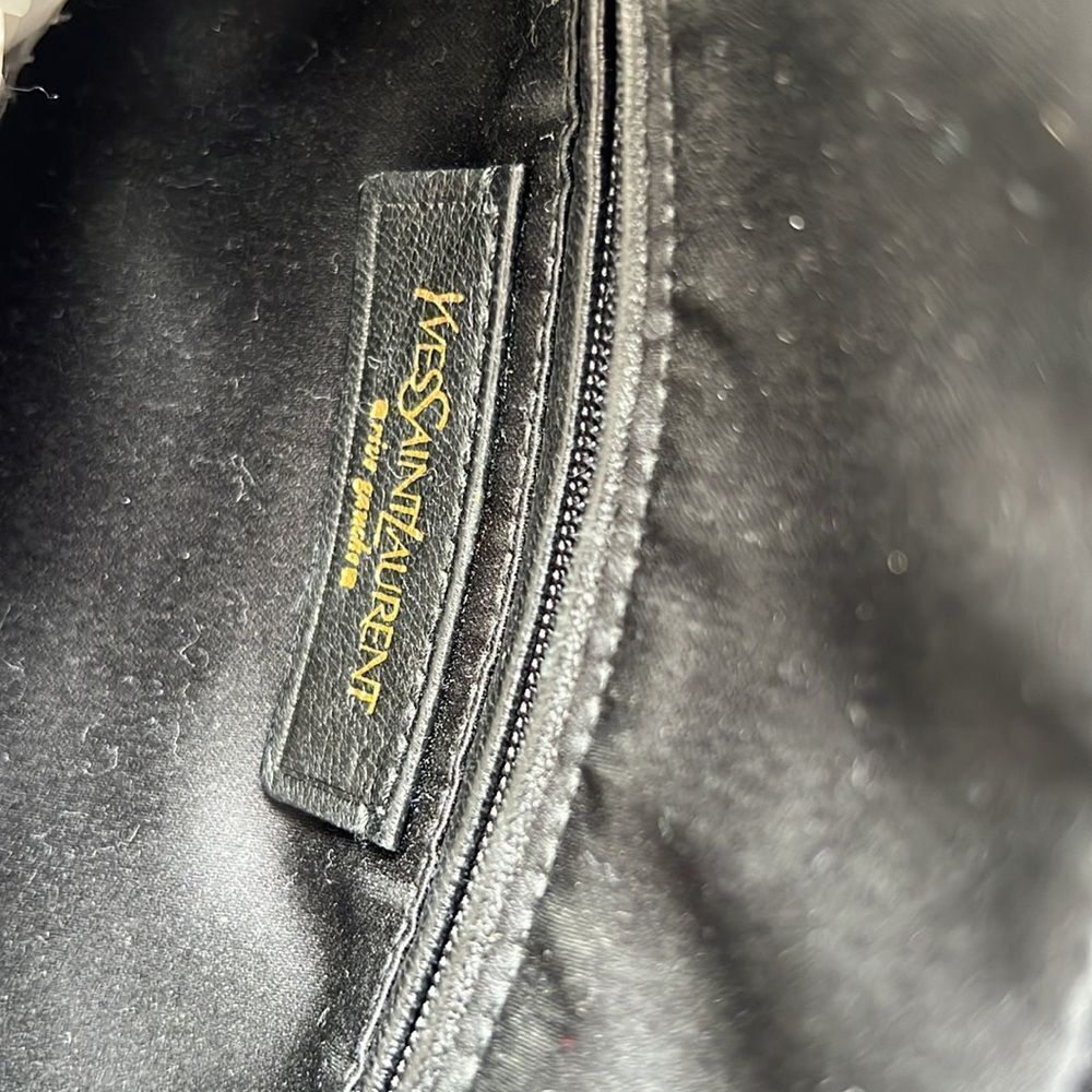 YSL Black Patent Leather Muse Bag - Picture 7 of 8